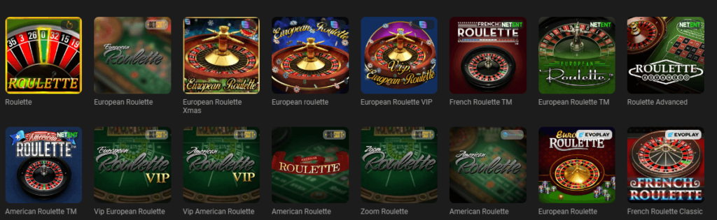 GGBet roulette online
